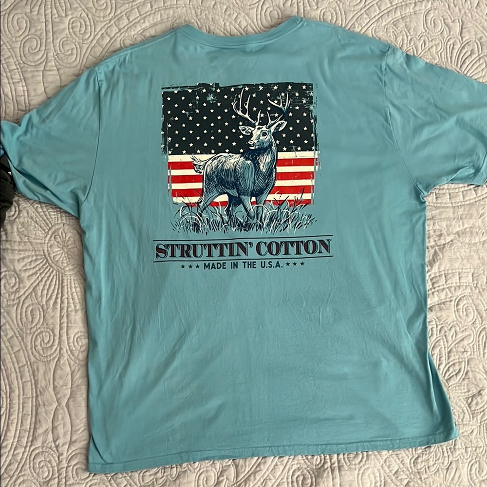Struttin Cotton Men’s XL short sleeve T - Picture 1 of 4